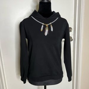 Hoodie black women size M